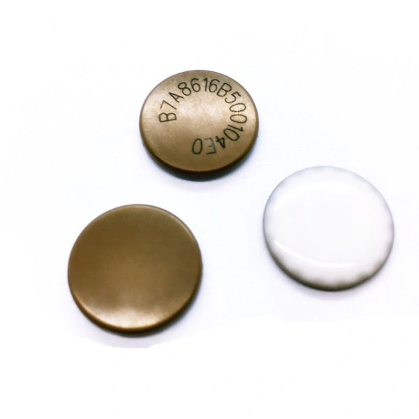 Industry automation tracking Dia15mm Waterproof 13.56MHz Passive NFC RFID Epoxy Mini coin Tag