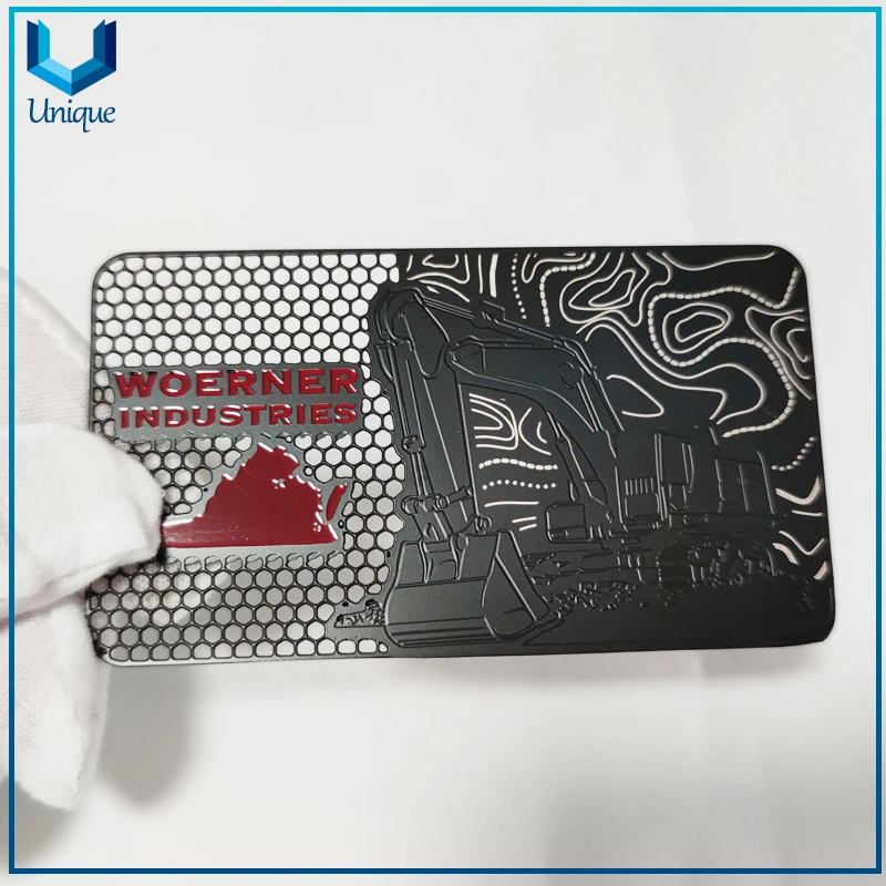 Metal Crafts Manufacturer Wholesale Custom Printing Luxury Stainless Steel Metal Business Name Card, Fashion Personalized Visiting Cards, VIP Membership Card