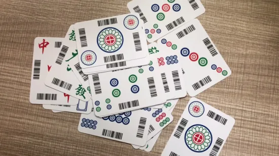 Carte da gioco RFID con carte da poker in PVC HF o UHF stampate personalizzate da 13,56 MHz