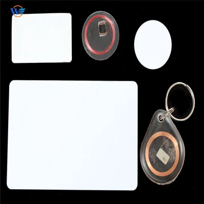 Portachiavi RFID NFC elettronico in plastica personalizzato Hf 13,56 MHz con programmazione scheda RFID in plastica elettronica