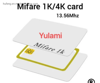 RFID Radio Frequenza RF Bianco Bianco Di Prossimità PVC IC Smart Card Senza Contatto MIFARE 1K/4K 13.56MHz IC Chip Card
