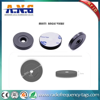 Tag di pattugliamento ABS RFID a lettura rapida, tag disco anti-metallo NFC